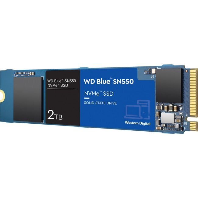 SSD WD Blue SN550 2 To WDS200T2B0C - M.2 2280 interne - PCI Express NVMe (PCI Express NVMe 3.0 x4)