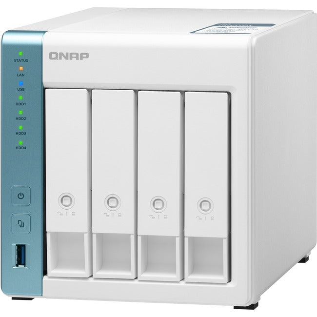 NAS QNAP quadricœur 1,7 GHz avec 2,5 GbE et applications riches en fonctionnalités pour la maison et le bureau
