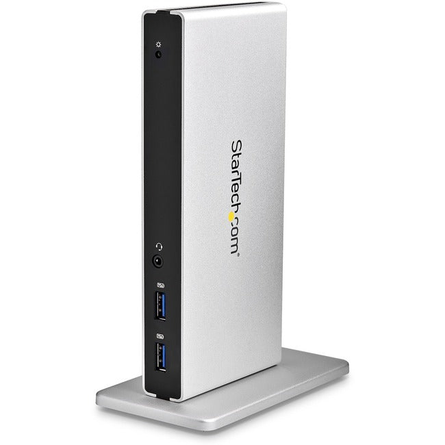 Station d'accueil USB 3.0 à double écran StarTech.com - Sorties DVI - Mac et Windows - Adaptateurs DVI vers VGA et DVI vers HDMI inclus - USB3SDOCKDD