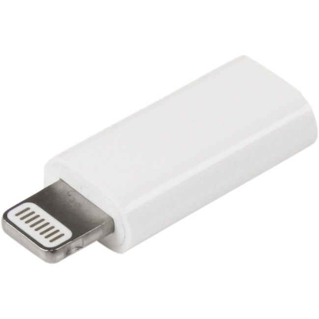 StarTech.com Connecteur Lightning Apple 8 broches Blanc vers Adaptateur Micro USB pour iPhone / iPod / iPad