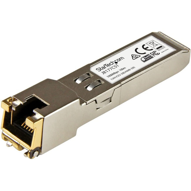 StarTech.com Module SFP compatible HPE J8177C - 1000BASE-T - 1GE Gigabit Ethernet SFP SFP vers RJ45 Cat6/Cat5e - 100 m