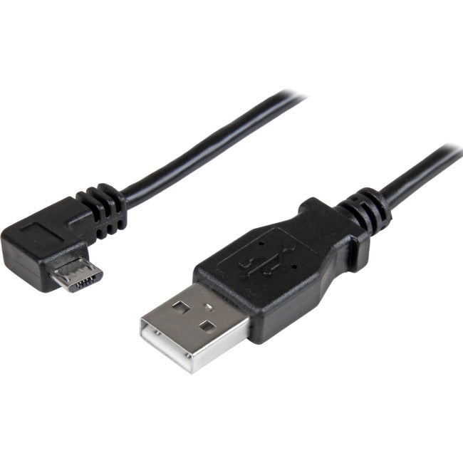 Câble Micro USB à Angle Droit de 0,5 m StarTech.com - Câble de Charge et de Synchronisation - USB vers Micro USB - 24 AWG