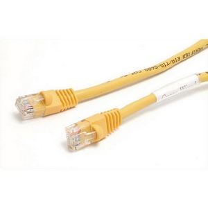 StarTech.com Câble de raccordement UTP Cat5e jaune moulé de 1,8 m