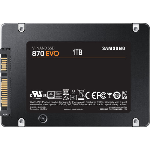 SSD interne Samsung 870 Evo 2.5 SATA III 1 To