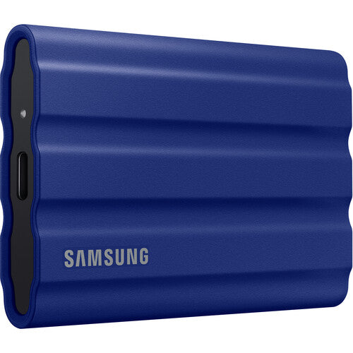 Samsung Usb 3.2 Gen. 2 T7 Shield 2TB Portable SSD Rugged - External - Blue