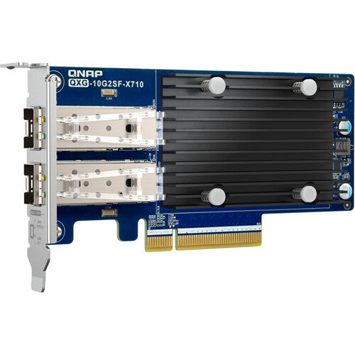 Qnap Dual-port Sfp+ 10gbe Network Expansion Card; Low-profile Form Factor; Pcie
