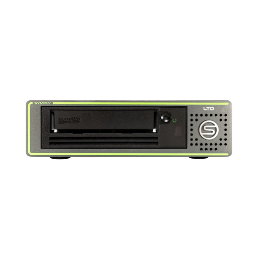 SymplyPRO SAS Lecteur de bande LTO de bureau demi-hauteur vu de face