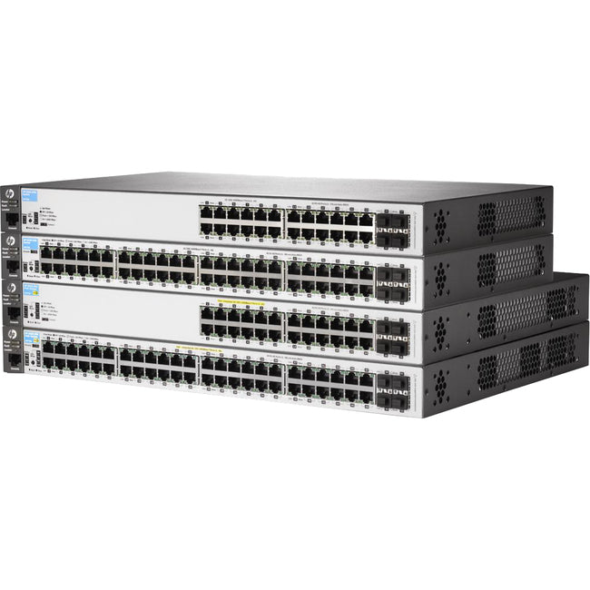 Commutateur Fast Ethernet Aruba 2530-24-PoE+ - 24 ports réseau 10/100, 2 liaisons montantes Gigabit RJ45/SFP - Entièrement géré - Couche 2
