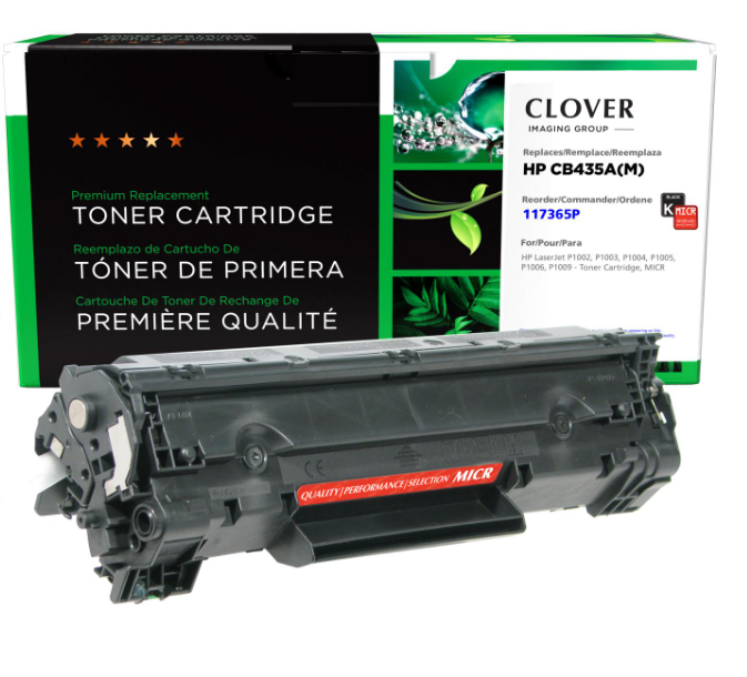 Clover Imaging Group Clover Imaging Remanufactured Micr Toner Cartridge Alternative For Hp Cb435a