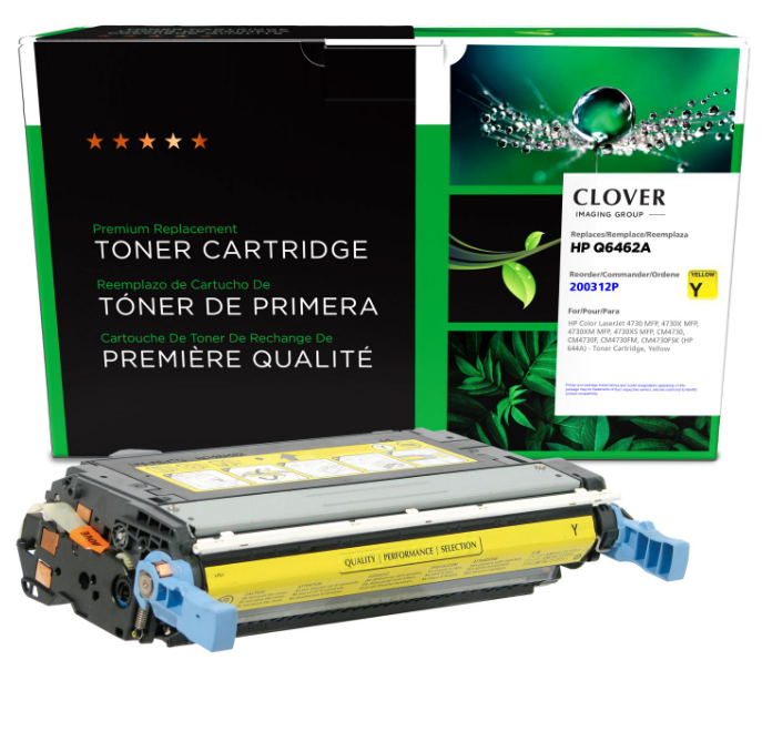 Clover Imaging Group Clover Imaging Remanufactured Yellow Toner Cartridge Alternative For Hp Q6462a (