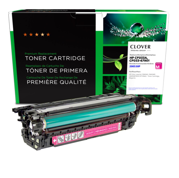 Clover Imaging Group Clover Imaging Remanufactured Magenta Toner Cartridge Alternative For Hp Cf033a