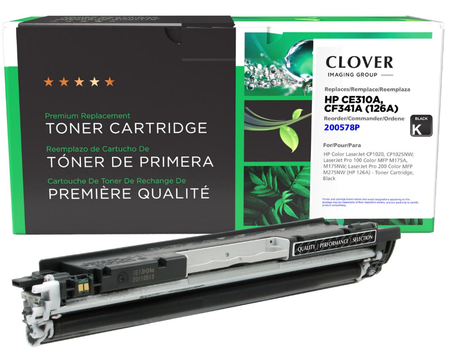 Clover Imaging Group Clover Imaging Remplacement de cartouche de toner noir remanufacturé pour Hp Ce310a (h