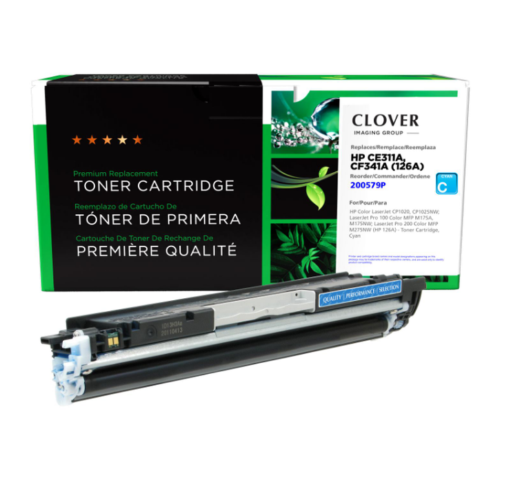 Clover Imaging Group Clover Imaging Remanufactured Cyan Toner Cartridge Alternative For Hp Ce311a (hp