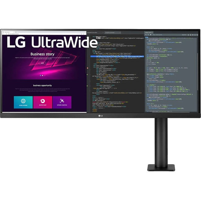 Moniteur LCD LED Ultrawide 34WN780-B 34" UW-QHD de LG - 21:9 - Noir texturé