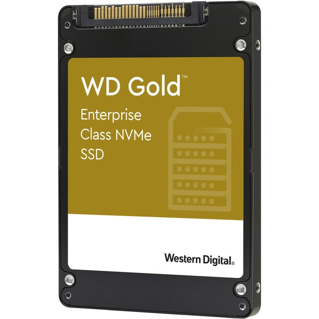 WD Gold WDS384T1D0D Disque SSD 3,84 To - Interne - U.2 (SFF-8639) NVMe (PCI Express NVMe 3.1 x4) - Lecture intensive