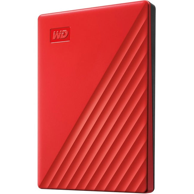 WD My Passport WDBYVG0020BRD-WESN 2TB Portable Hard Drive - External - Red