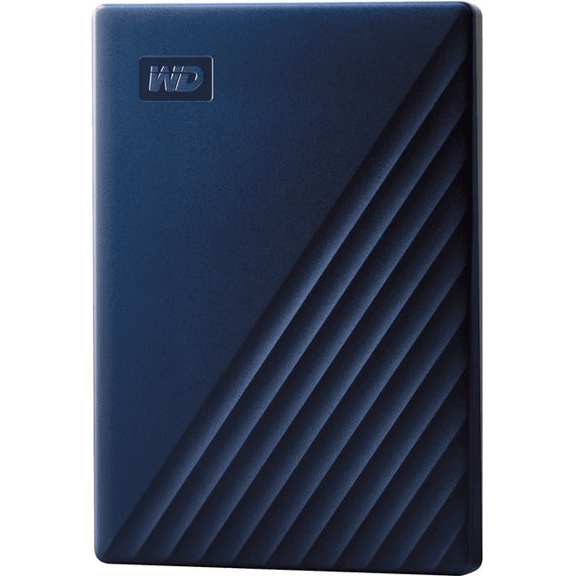 Disque dur portable WD My Passport pour Mac de 4 To - Externe - Bleu nuit