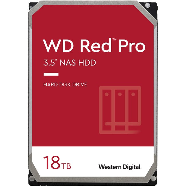 Disque dur WD Red Pro WD181KFGX 18 To - 3,5" interne - SATA (SATA/600)