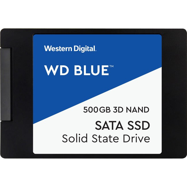 Disque SSD PC WD Blue 3D NAND 500 Go - Disque SSD SATA III 6 Gb/s 2,5"/7 mm