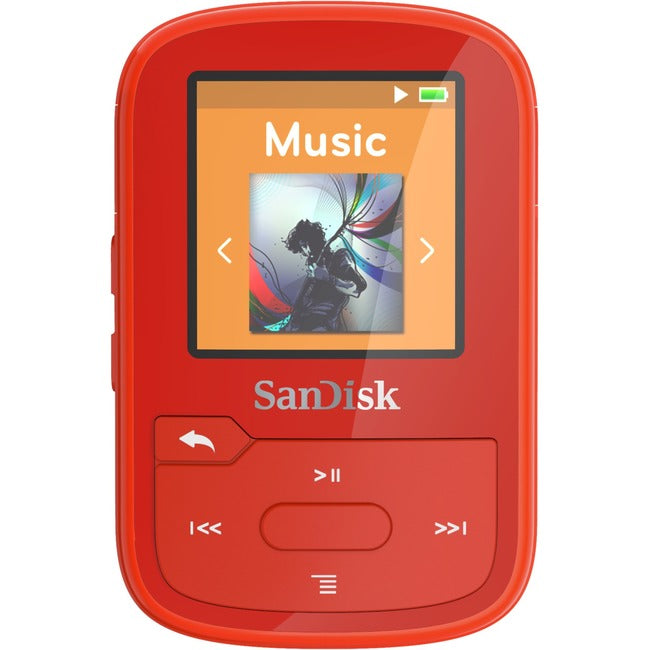 Lecteur MP3 Flash SanDisk Clip Sport Plus 16 Go - Rouge