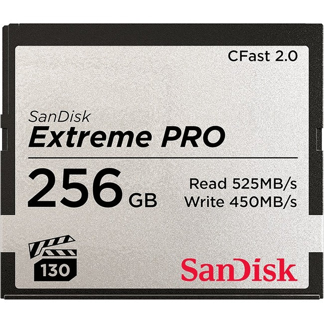 Carte CFast SanDisk Extreme PRO 256 Go