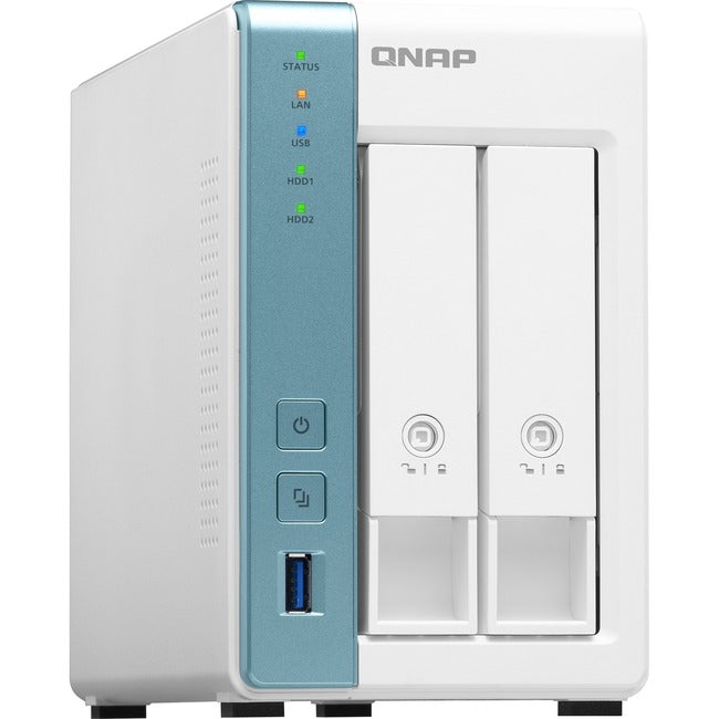 NAS QNAP quadricœur 1,7 GHz avec 2,5 GbE et applications riches en fonctionnalités pour la maison et le bureau