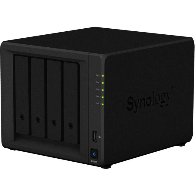 Synology Powerful 4-bay NAS DS418 for Home and Office Users