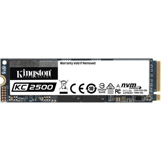 Disque SSD Kingston KC2500 250 Go - M.2 2280 Interne - PCI Express NVMe (PCI Express NVMe 3.0 x4)