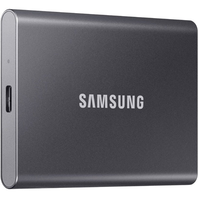 Disque SSD portable Samsung T7 MU-PC500T/AM 500 Go - Externe - PCI Express NVMe - Gris Titan
