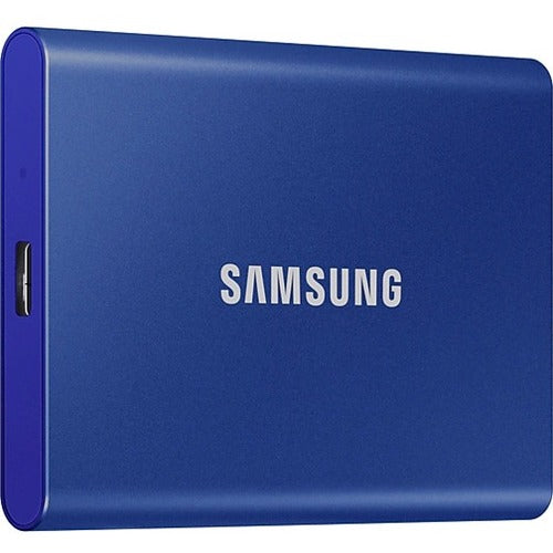 Samsung T7 500 GB Portable SSD USB-C External - PCI Express NVMe - Indigo Blue