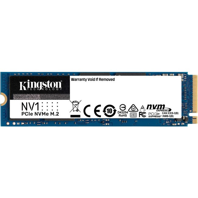Disque SSD Kingston NV1 1000 Go - M.2 2280 Interne - PCI Express NVMe (PCI Express NVMe 3.0 x4)