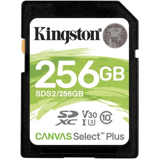 Kingston Canvas Select Plus 256 GB Class 10/UHS-I (U3) SDXC - 1 Pack
