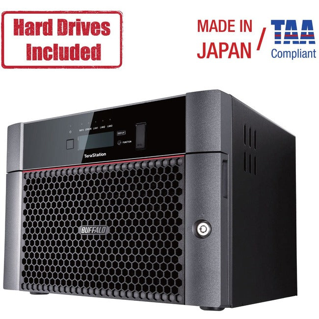 Buffalo TeraStation 5810DN Desktop 32 TB (4 x 8 TB) NAS Hard Drives Included