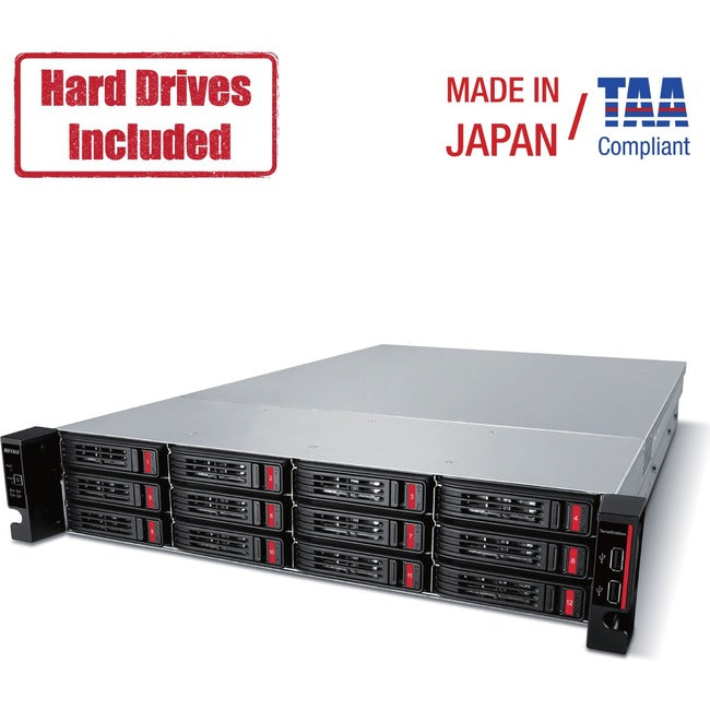 Buffalo TeraStation 51210RH Rackmount 48 TB NAS Hard Drives Included