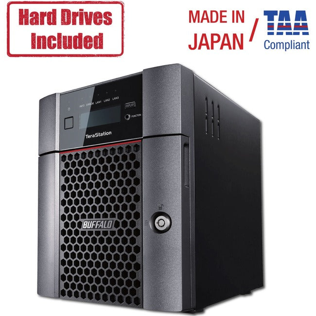 Buffalo TeraStation 5410DN Desktop 24 TB NAS Hard Drives Included