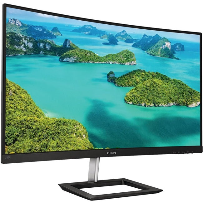 Philips 322E1C 31.5" Full HD Curved Screen WLED LCD Monitor - 16:9 - Textured Black