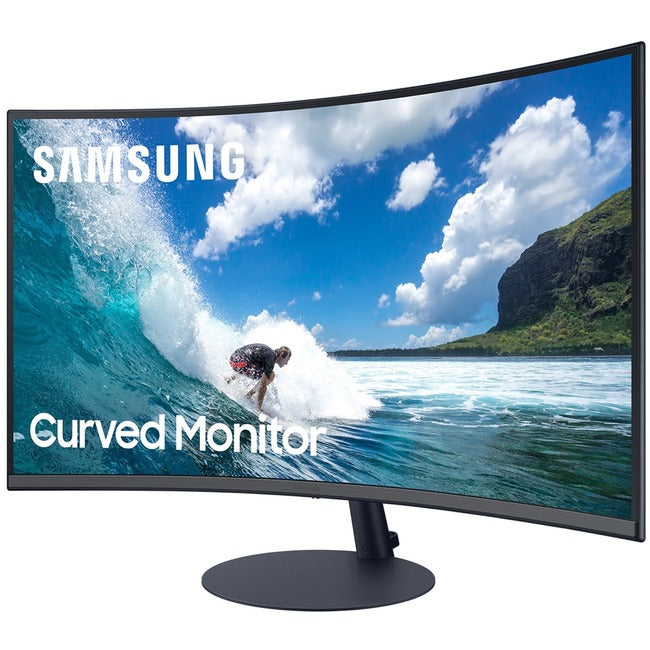 Moniteur LCD de jeu Full HD 32" Samsung C32T550FDN - 16:9 - Gris bleu foncé