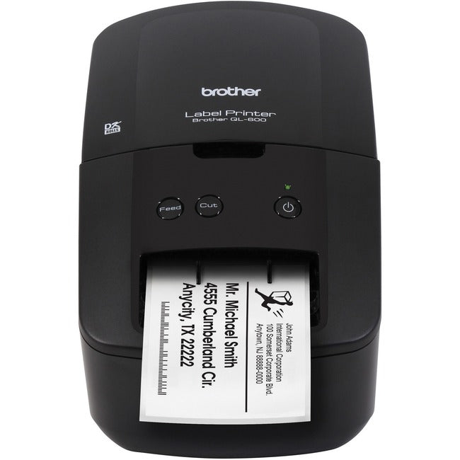 Imprimante thermique directe de bureau Brother QL-600 - Monochrome - Impression d'étiquettes - USB