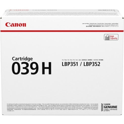 Canon 039H Original Toner Cartridge - Black