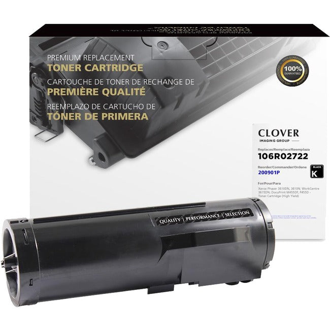 Clover Technologies Remanufactured Toner Cartridge - Alternative for Xerox - Black