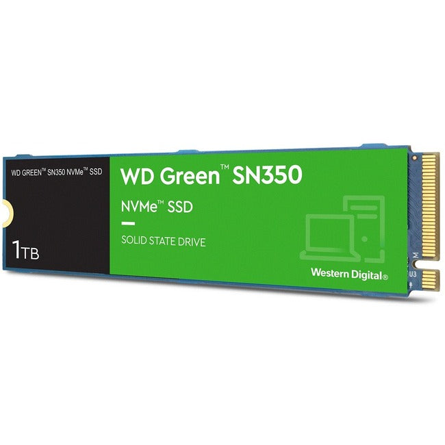 SSD WD Green SN350 WDS100T3G0C 1 To - M.2 2280 interne - (PCI Express NVMe 3.0 x4)