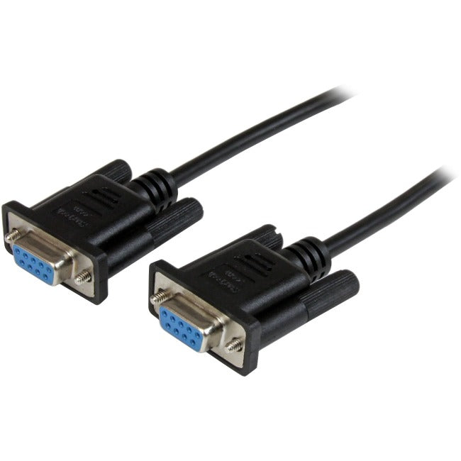StarTech.com Câble null modem série DB9 RS232 noir 2 m F/F
