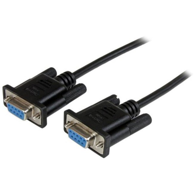 StarTech.com Câble null modem série DB9 RS232 noir 1 m F/F