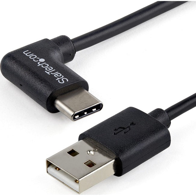 StarTech.com Câble USB vers USB C de 1 m 3 pieds - Câble USB à angle droit - M/M - Câble USB 2.0 - USB Type C - Câble USB A vers USB C