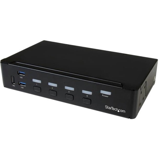 Commutateur KVM HDMI 4 ports StarTech.com - Hub USB 3.0 intégré pour périphériques - 1080p