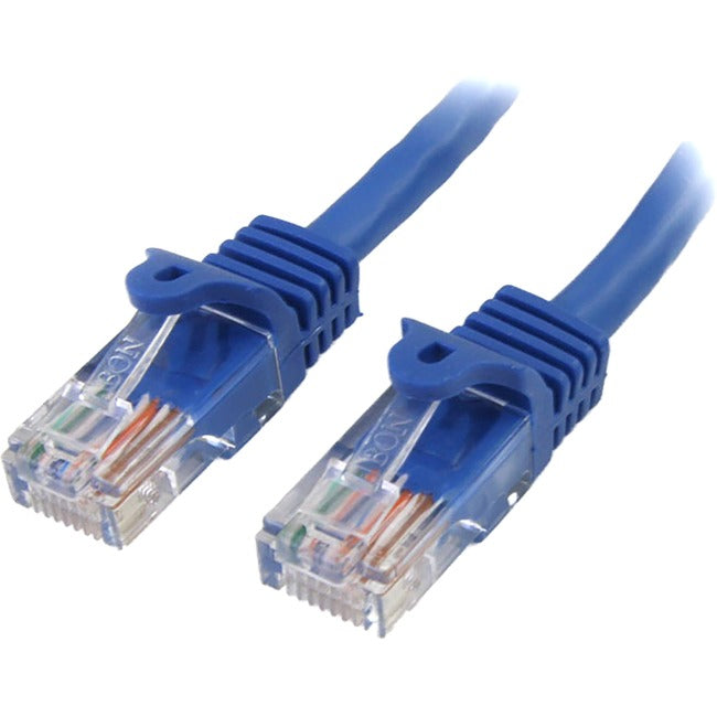 StarTech.com Câble de raccordement UTP Cat5e bleu sans accroc de 7 pi