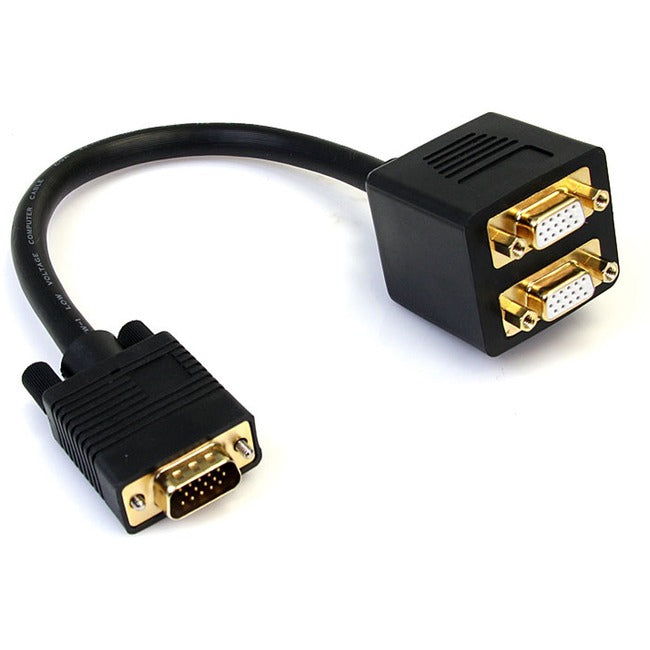 StarTech.com Câble répartiteur vidéo VGA vers 2x VGA de 30 cm - M/F