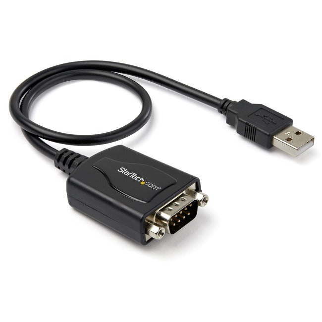 Adaptateur USB vers série StarTech.com - 1 port - Rétention du port COM - Texas Instruments TIUSB3410 - Câble adaptateur USB vers RS232