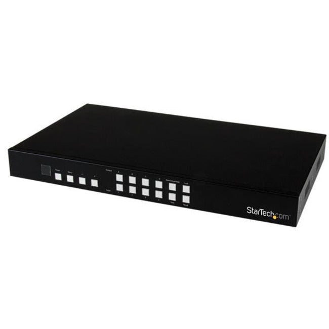 StarTech.com 4x4 HDMI Matrix Switch with Picture-and-Picture Multiviewer or Video Wall