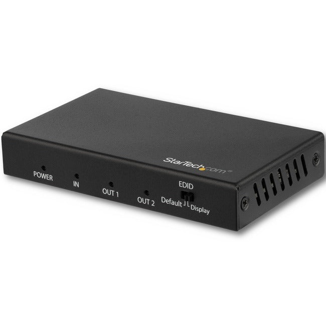 StarTech.com 2 Port HDMI Splitter - 4K 60Hz - 1x2 Way HDMI 2.0 Splitter - HDR - ST122HD202